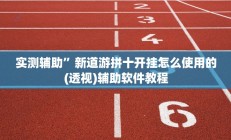 实测辅助”新道游拼十开挂怎么使用的(透视)辅助软件教程
