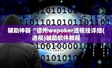 辅助神器“微乐卡五星万能开挂器”其实确实有挂