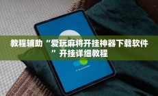 教程辅助“爱玩麻将开挂神器下载软件”开挂详细教程