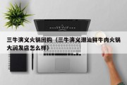 三牛演义火锅团购（三牛演义潮汕鲜牛肉火锅大润发店怎么样）
