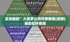 教程辅助“德州werplan作弊辅助透视”开挂详细教程
