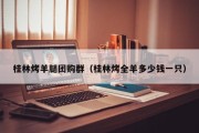 桂林烤羊腿团购群（桂林烤全羊多少钱一只）