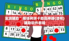 实测辅助”摇钱树拼十助赢神器(透视)辅助软件教程