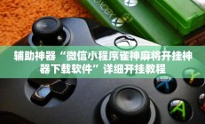 辅助神器“微信小程序雀神麻将开挂神器下载软件”详细开挂教程