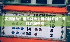 实测辅助”趣凡斗地主真的能开挂”开挂详细教程