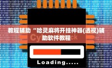 教程辅助“哈灵麻将开挂神器(透视)辅助软件教程
