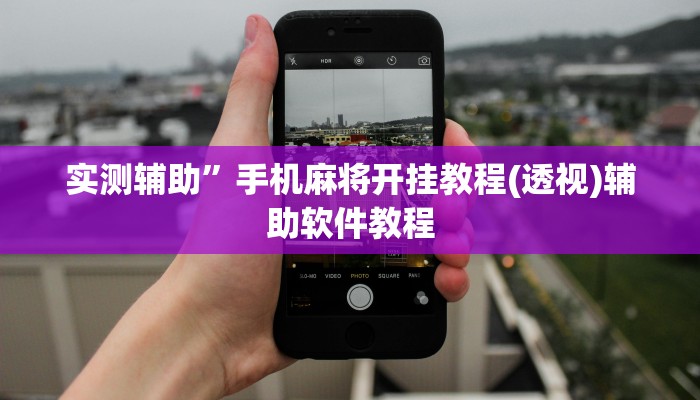 实测辅助”手机麻将开挂教程(透视)辅助软件教程