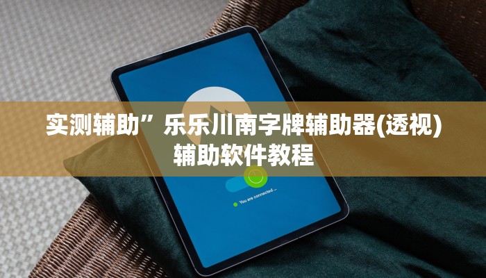 实测辅助”乐乐川南字牌辅助器(透视)辅助软件教程