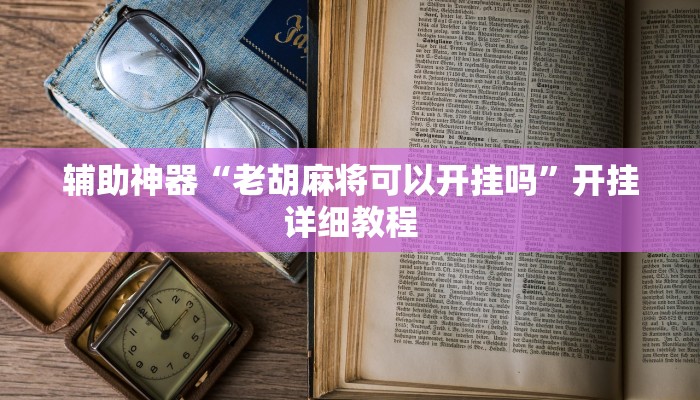 辅助神器“老胡麻将可以开挂吗”开挂详细教程