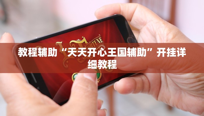 教程辅助“天天开心王国辅助”开挂详细教程