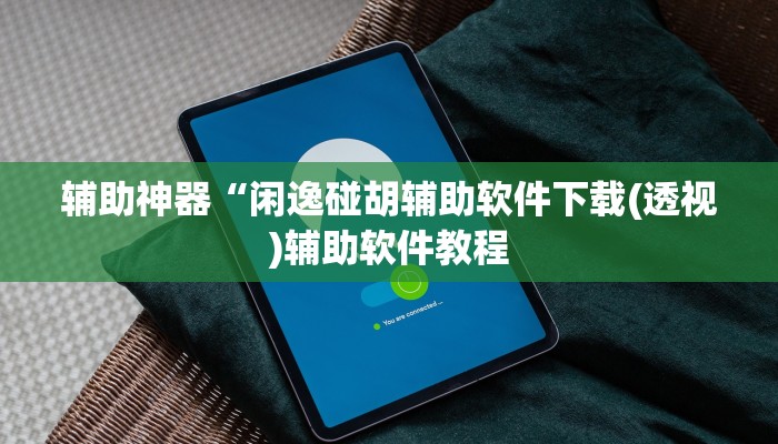 辅助神器“闲逸碰胡辅助软件下载(透视)辅助软件教程