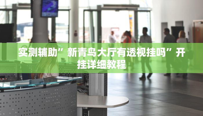 实测辅助”新青鸟大厅有透视挂吗”开挂详细教程