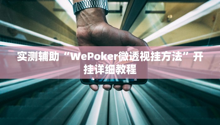 实测辅助“WePoker微透视挂方法”开挂详细教程