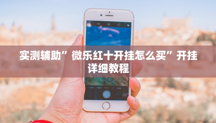 实测辅助”微乐红十开挂怎么买”开挂详细教程